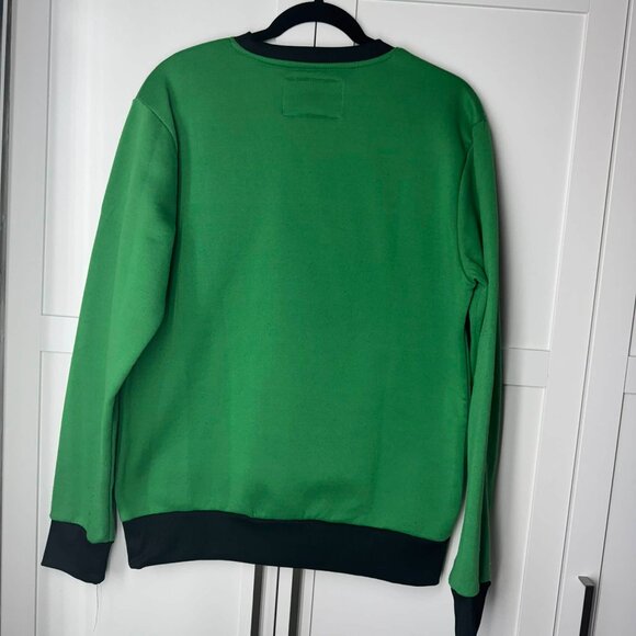 Christmas Sweater Men's Long Sleeve Holiday Funny Santa Green M - Picture 8 of 8